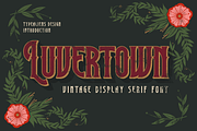 Luvertown, a Serif Font by ilhamtaro (Thumbnail 1 of 11)