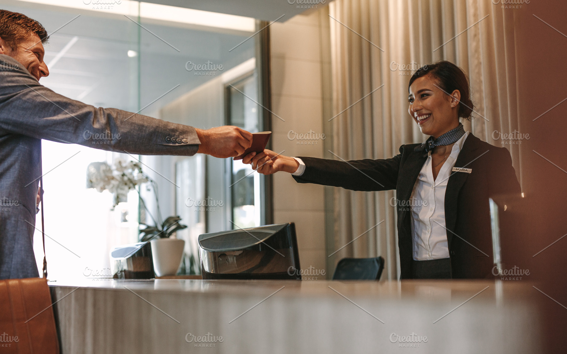 Business man checking in at hotel, a Business Photo by Jacob Lund ...