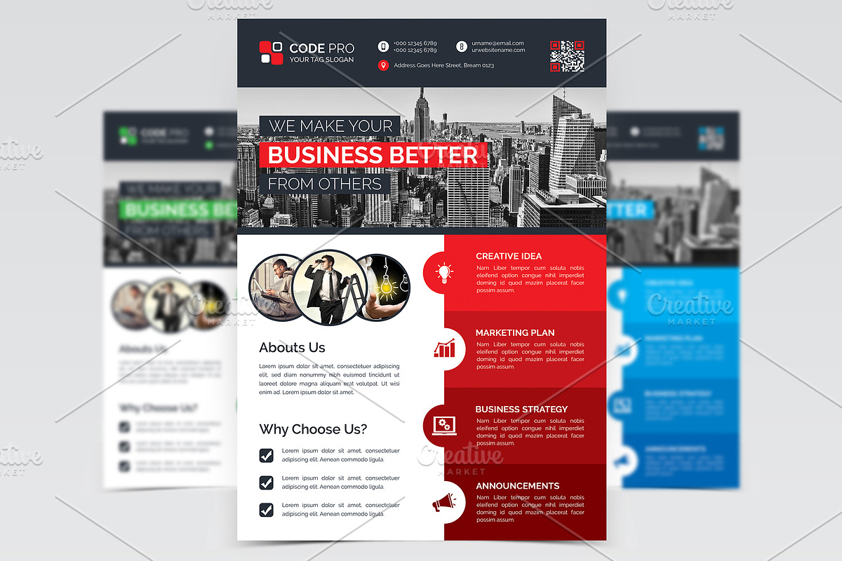 Flyers, a Flyer Template by pixelworkz (Photo 1 of 6)