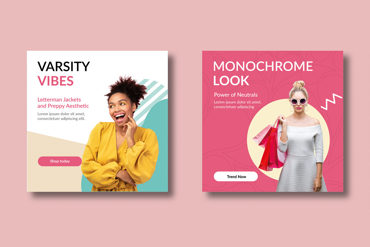 Trending Fashion Styles Social Post, a Social Media Template by MightyDesign (Photo 6 of 9)