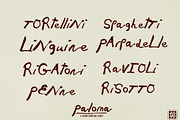 Paloma Hand Painted Font, a Handwritten Font by Madeline ODonoghue Design (Thumbnail 2 of 4)