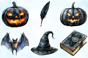 Dark Black Halloween Sublimation PNG, an Illustration by Craft Nest (Thumbnail 3 of 9)