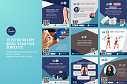 Physiotherapy Social Media, a Social Media Template by Sincerely Media (Thumbnail 1 of 9)