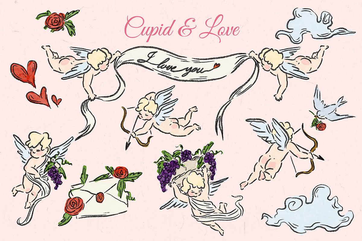Romantic&Vintage illustrations, a Decorative Illustration by boniroom (Photo 4 of 10)