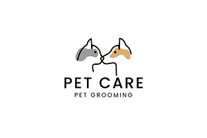 Pet care logo icon illustration, a Branding & Logo Template by Dyn Studio