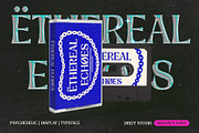 Snovacy - Psychedelic Display Font, a Sans Serif Font by Drizy (Thumbnail 7 of 10)