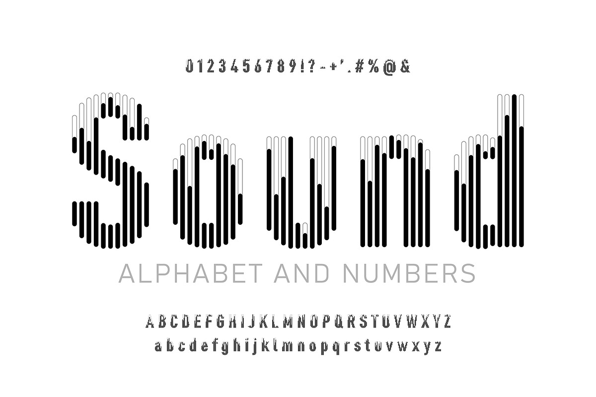 Colorful Sound Wave Alphabet, a Graphic by Pro_Vector (Photo 3 of 4)