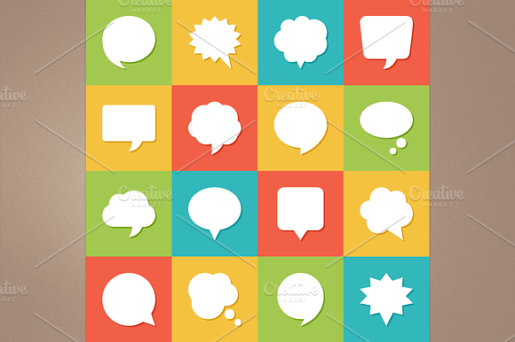 Speech Bubbles Icons