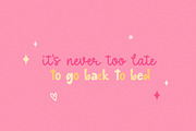 Macaroni Cheese Font Duo + Doodles, a Sans Serif Font by Salt & Pepper Designs (Thumbnail 5 of 9)