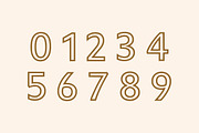 MONO OUTLINE, a Handwritten Font by Fourteen Letter (Thumbnail 8 of 9)