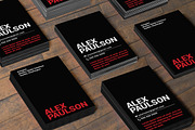 Simple Business Card Design 014, a Business Card Template by Nonaglyph Design (Thumbnail 2 of 4)