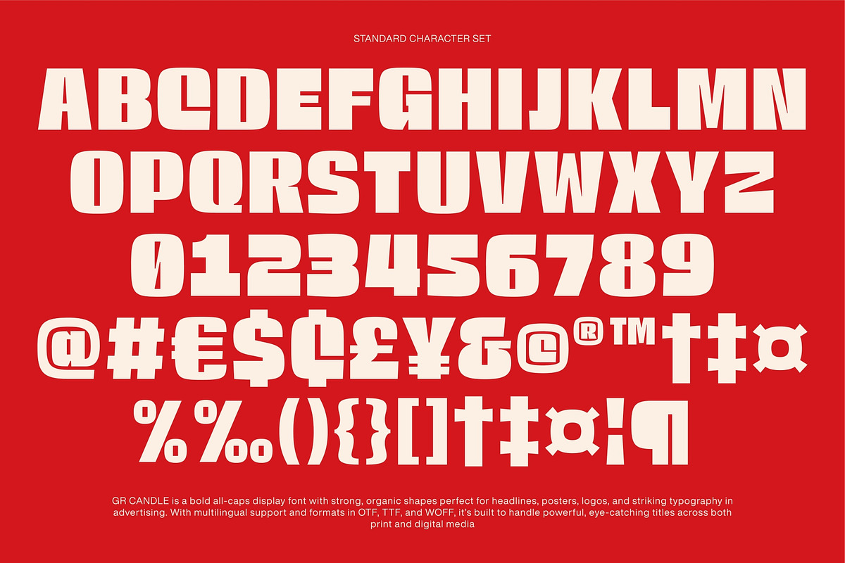 GR CANDLE - Bold Display, a Sans Serif Font by Garisman Std (Photo 2 of 12)