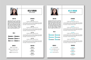 Minimalist Resume / CV - 2 Versions, a Resume Template by Outline Design (Thumbnail 5 of 6)