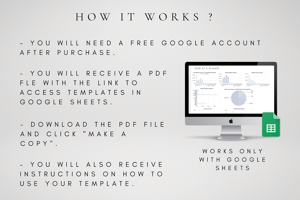 Digital Finance Spreadsheet Bundle, a Templates & Theme by BRANDcontent (Photo 7 of 8)