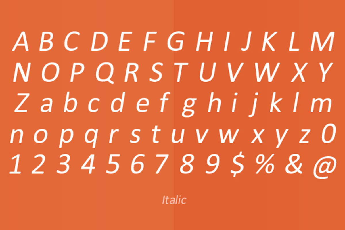 Meddle Sans-serif Font Family preview 3