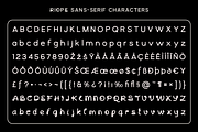 Riope - Unique Modern Logo Font, a Sans Serif Font by roomspace creative lab (Thumbnail 11 of 11)