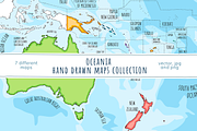 Oceania Maps Collection, an Education Illustration by Illustrationsforteachers (Thumbnail 1 of 8)