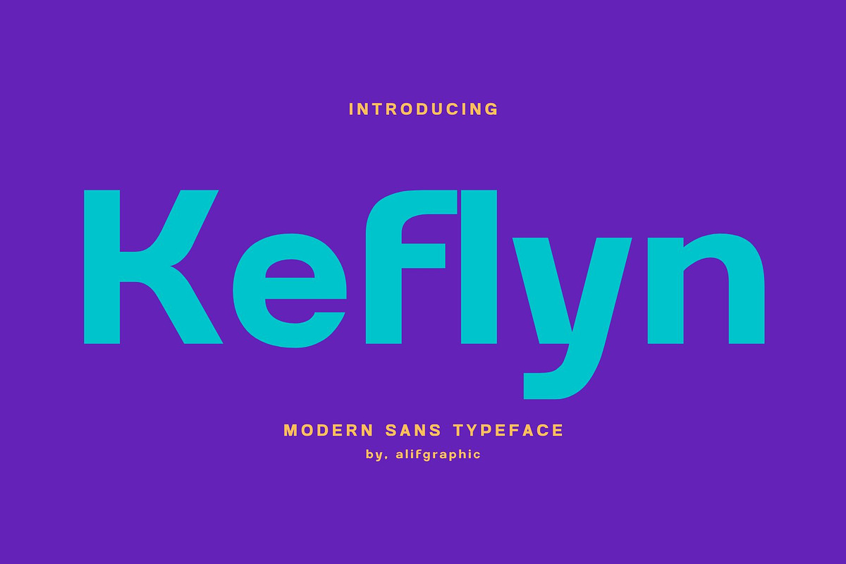 Keflyn - Modern Sans Typeface, a Sans Serif Font by Font Kingdom (Photo 1 of 5)