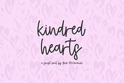 Kindred Hearts Script, a Font by Beck McCormick (Thumbnail 1 of 10)