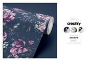 Sombre, Hand painted Watercolours!, a Pattern Graphic by Pink Linen (Thumbnail 8 of 11)