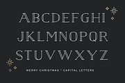 Merry Christmas Font - with sparkles, a Font by Leslie Ray (Thumbnail 3 of 5)