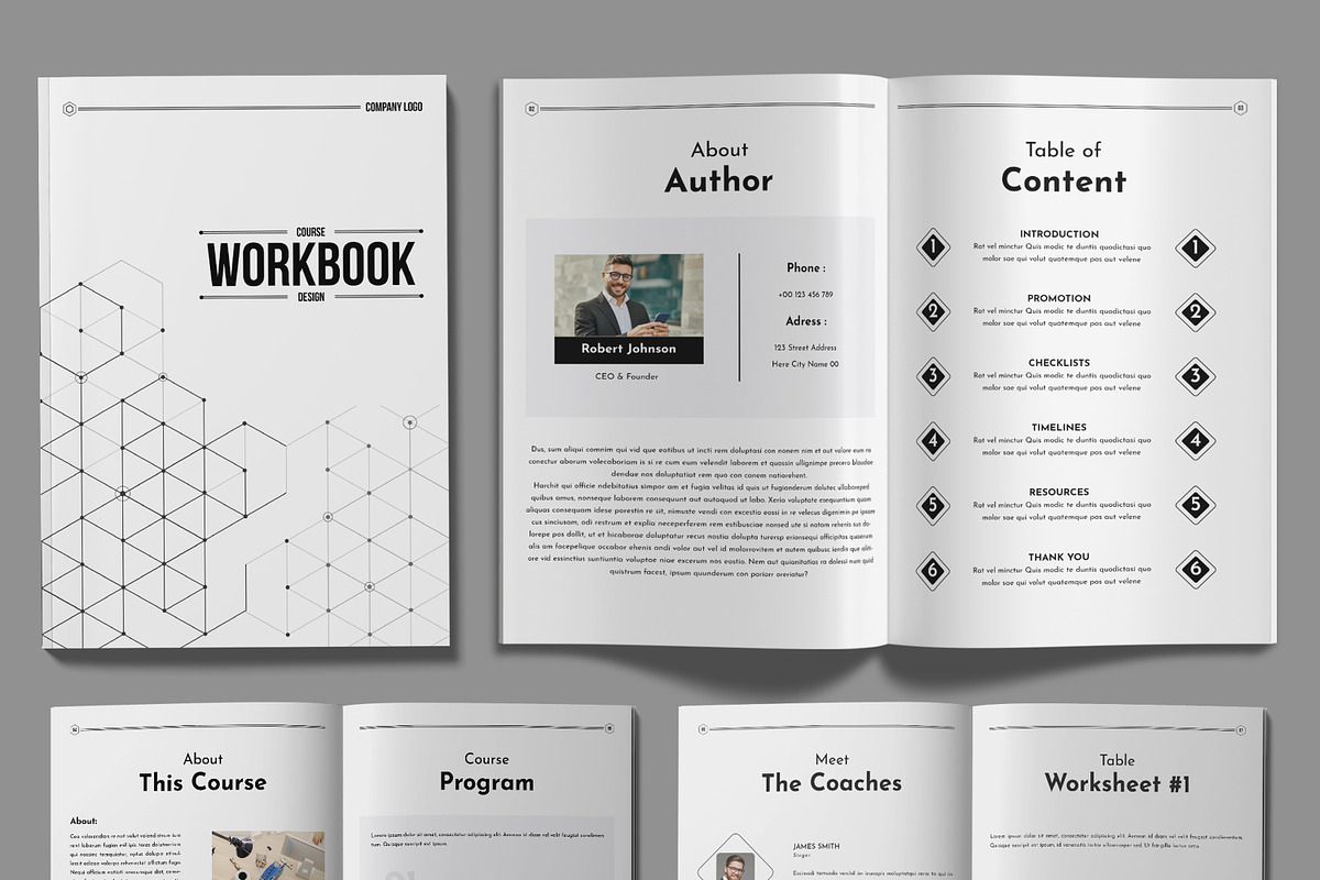 Course Workbook Design Layout