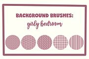 Cute Girly Brushes for Procreate, a Brush Add-On by AnniaArt (Thumbnail 7 of 9)