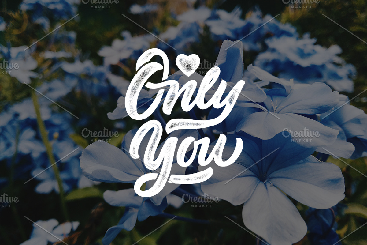 Lettering Love Quotes Bundle 30% OFF, a Texture Illustration by Davihero (Photo 8 of 14)