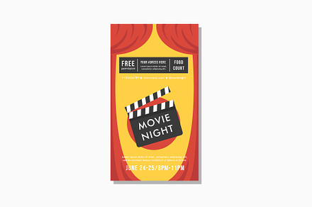 Movie Night Instagram Story, an App Template by Artnivora.Std