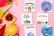 Quirky Birthday Poster Cards - Canva, an Invitation Template by WynterLife Studio (Thumbnail 2 of 2)