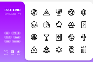 Esoteric - Line Icons