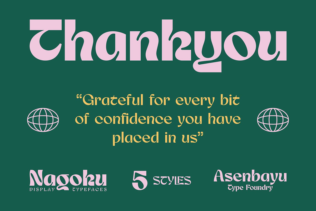 Nagoku Font Family, a Sans Serif Font by Asenbayu (Photo 14 of 14)