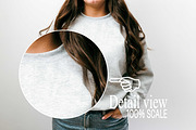 Ash Gildan 18000 Sweatshirt Mockups, a Hoody Mockup by Uncommon Mockups (Thumbnail 4 of 7)