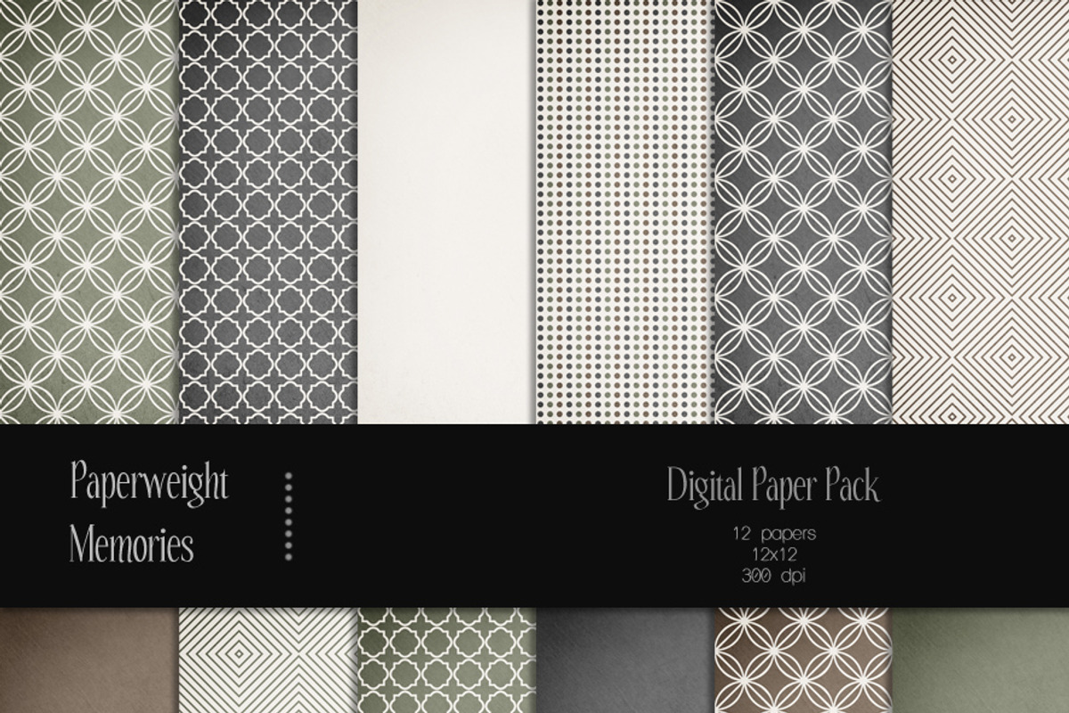 Patterned Paper - Elements of Nature