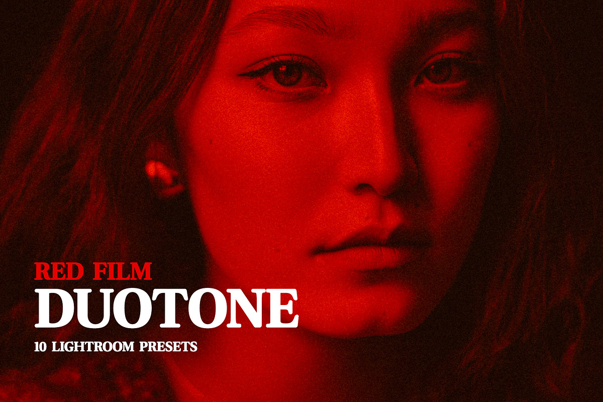RED FILM DUOTONE PRESETS, a Preset Add-On by El Oasis Market (Photo 1 of 12)