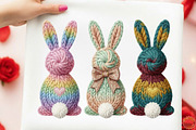 Happy Easter Bunny Png Faux Yarn Eas, an Illustration by designcity5 (Thumbnail 4 of 9)