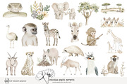 100 African savanna animals clip art, an Animal Illustration by Poppy Lane Studio (Thumbnail 2 of 12)