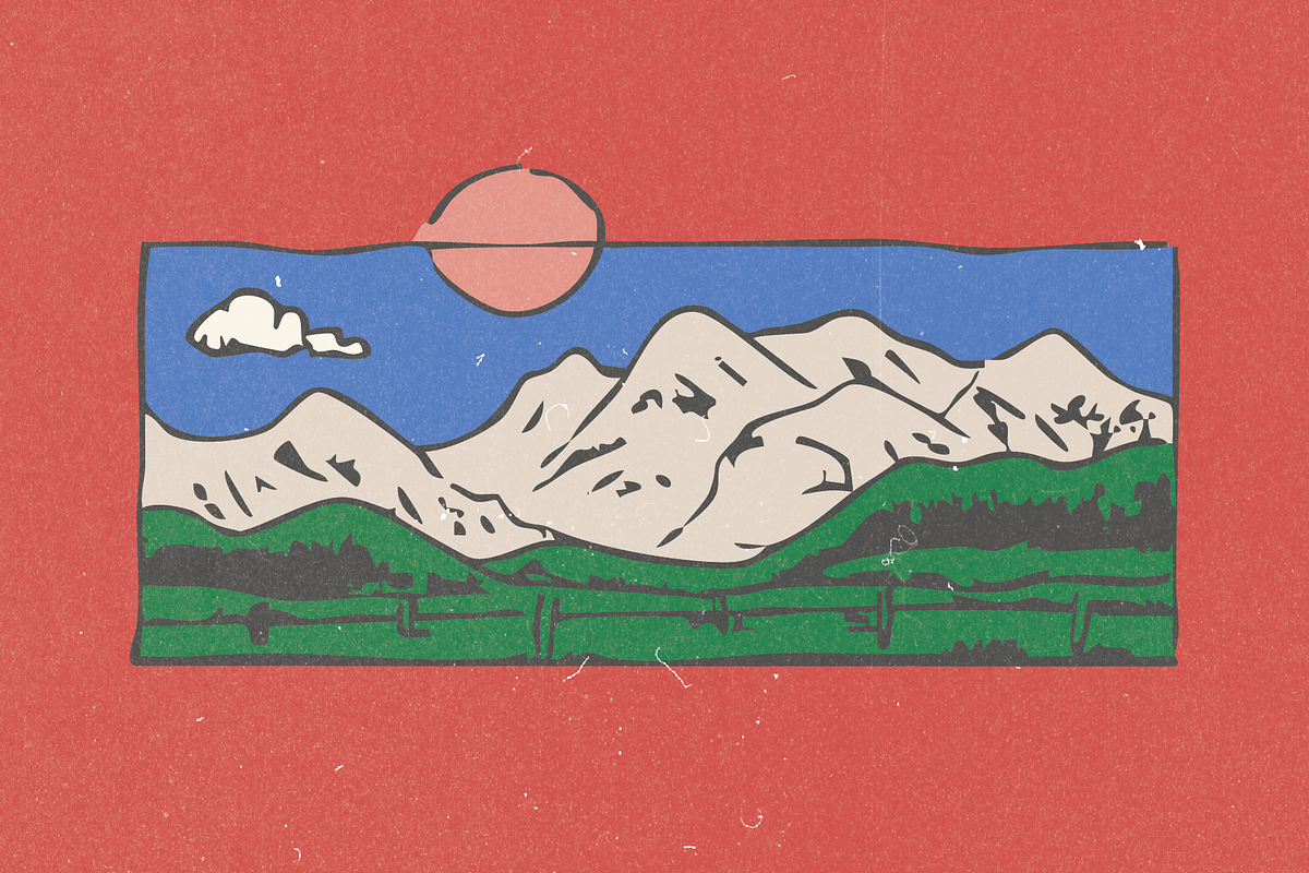 DUSTY COUNTRY, an Illustration by Kukla Studio (Photo 5 of 10)
