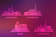 Germany Cities, an Illustration by Yulia (Thumbnail 4 of 4)