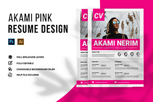 Akami Pink CV & Resume