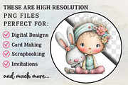 Birthday Baby Girl Clipart, an Illustration by RobertsArt (Thumbnail 6 of 7)