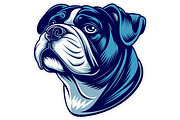 Regal Dog Head Vector Illustration, an Animal Illustration by Ghagra (Thumbnail 2 of 3)