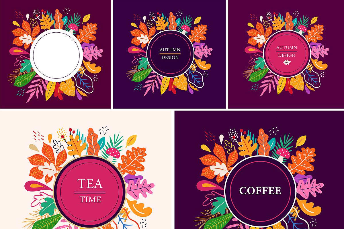 Autumn playful collection, a Seasonal Illustration by MoleskoStudio (Photo 14 of 16)