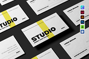 Business Card Template, a Business Card Template by ElvinPrint (Thumbnail 1 of 6)
