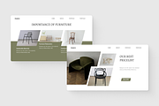Furniture presentation Google Slide, a Presentation Template by SquidPixey (Thumbnail 2 of 6)