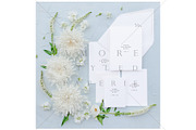 Elegant invitation suite mockup, a Mockup by The Amore Vault (Thumbnail 2 of 2)