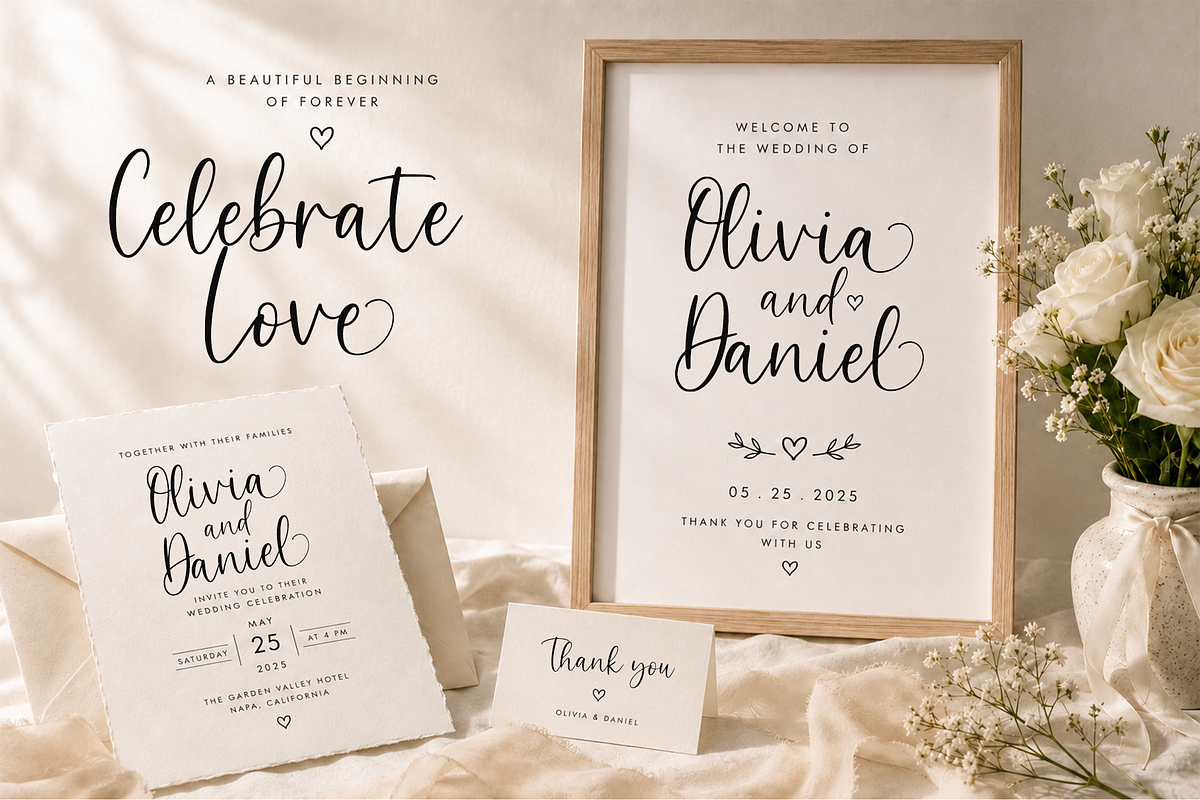 Avelyna – Elegant Handwritten Script, a Script Font by cocodesign (Photo 7 of 9)