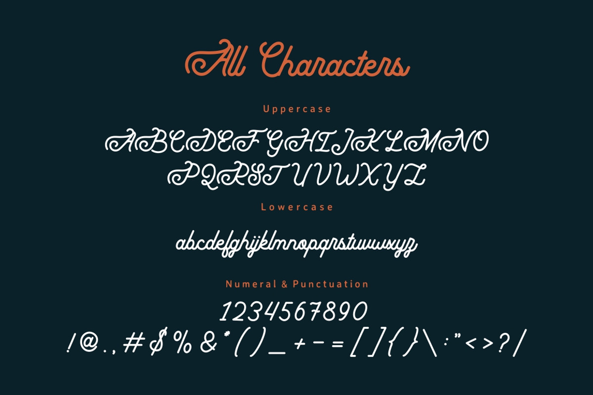 Grandmora - Monoline Script, a Script Font by PutraCetol Studio (Photo 9 of 9)