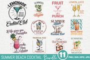 Summer Beach Cocktail PNG SVG Bundle, a Photo by Actual Pixel (Thumbnail 1 of 13)