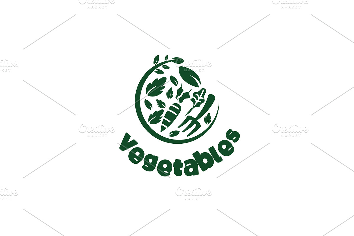 Salad icon template illustration, a Branding & Logo Template by Dyn Studio (Photo 1 of 2)